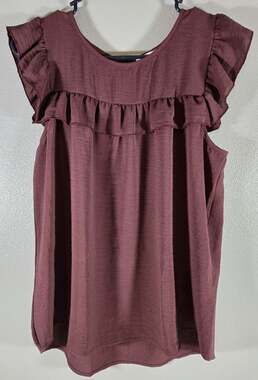 P.S. Kate Women's Brown Blouse Size L